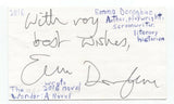 Emma Donoghue Signed 3x5 Index Card Autographed Signature Author Writer