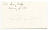Galway Kinnell Signed 3x5 Index Card Autographed Signature Author Poet