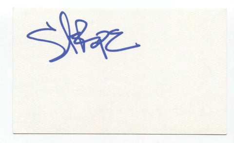 Stephanie Pope Signed 3x5 Index Card Autographed Signature Broadway Actress