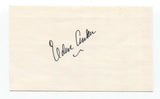 Elden Auker Signed 3x5 Index Card Baseball Autographed Signature