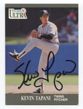 1991 Fleer Ultra Kevin Tapani Signed Card Baseball MLB Autographed AUTO #196