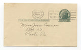 Harry Walker Signed GPC Autographed Baseball Government Post Card 