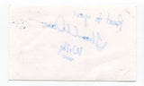Thom Christopher Warren Signed 3x5 Index Card Autograph Actor Copacabana