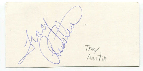 Tracy Austin Signed 3x5 Index Card Autographed Baseball Tennis Star