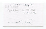 Rise Stevens Signed 3x5 Index Card Autographed Signature Actress