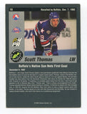 1993 Classic Exclusive Scott Thomas Signed Card Hockey Autograph AUTO #19