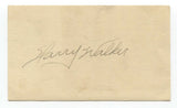 Harry Walker Signed GPC Autographed Baseball Government Post Card 