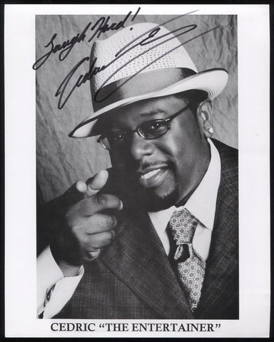 Cedric The Entertainer Signed 8x10 Inch Photo Vintage Autographed Signature