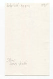 Babybird - Stephen Jones Signed 3x5 Index Card Autographed Signature Singer
