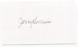 Jerry Helluin Signed 3x5 Index Card Autographed NFL Football Green Bay Packers