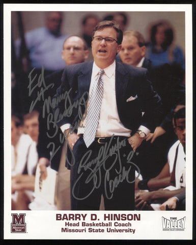 Barry Hinson Signed 8x10 Photo College NCAA Basketball Coach Autographed