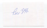 Bill Zepp Signed 3x5 Index Card Autographed Baseball MLB Minnesota Twins