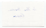 Flora Brovina Signed 3x5 Index Card Autographed Signature Poet Writer Activist