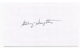 Sterling Slaughter Signed 3x5 Index Card Autographed MLB Baseball Chicago Cubs