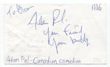 Adam Pal Signed 3x5 Index Card Autographed Signature Comedian Comic Actor