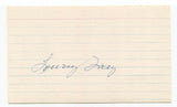 Linus Frey Signed 3x5 Index Card Autographed Signature Baseball Yankees