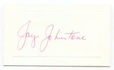 Jay Johnstone Signed Card Autographed Baseball MLB Roger Harris Collection