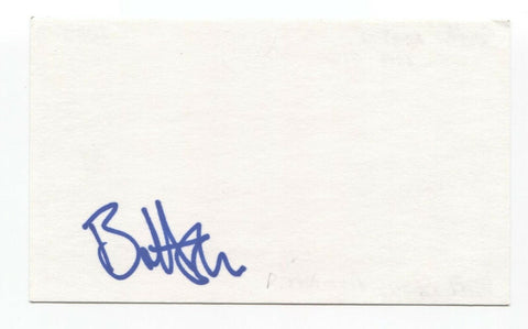 Brett Shaw Signed 3x5 Index Card Autographed Signature South Band