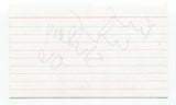 Shelby - Kenny Cummings Signed 3x5 Index Card Autographed Signature
