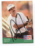 1991 Pro Set PGA Tour Golf David Frost Signed Card Autographed Signature #88