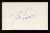 Dan Cowens Signed 3x5 Index Card Autographed Signature Basketball Hall of Fame