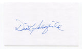 Dick "Ducky" Schofield Signed 3x5 Index Card Autographed MLB Baseball Pirates