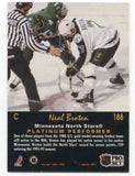 Neil Broten Signed 1992 Pro Set Platinum Hockey Autographed Card #188