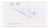 Jack Sikma Signed 3x5 Index Card Autographed NBA Basketball Hall Of Fame HOF