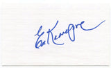 Ed Kranepool Signed 3x5 Index Card Autographed MLB Baseball New York Mets