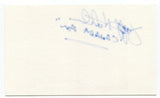 Jeff Hutcheson Signed 3x5 Index Card Autographed Signature Reporter Canada AM