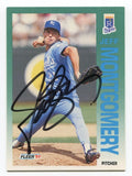 1992 Fleer Jeff Montgomery Signed Card MLB Baseball Autographed #164