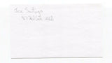 Joe Santiago Signed 3x5 Index Card Autographed MLB Baseball Boston Red Sox