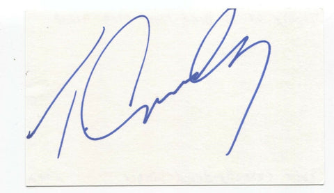 Theory of a Deadman - Tyler Connolly Signed 3x5 Index Card Autographed Signature