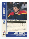 1999 Be A Player John Jakopin Signed Card Hockey Autograph NHL AUTO #60