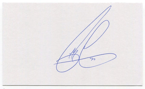 Geoff Cameron Signed 3x5 Index Card Autographed MLS Soccer Houston Dynamo