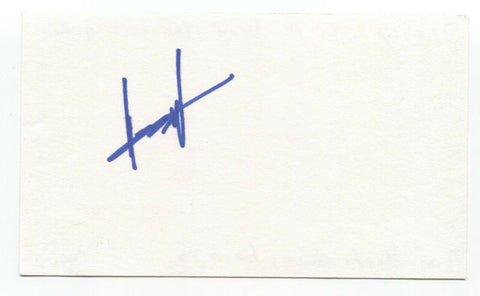 Theory of a Deadman Tim Hart Signed 3x5 Index Card Autographed Signature