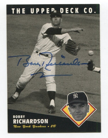 1994 Upper Deck Bobby Richardson Signed Card Baseball Autographed AUTO #131