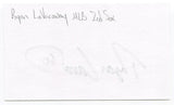 Ryan Lavarnway Signed 3x5 Index Card Autographed MLB Baseball Boston Red Sox