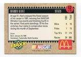 1992 Maxx McDonalds Harry Hant Signed Card Racing Autograph NASCAR AUTO #12