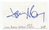 Louis Ramey Signed 3x5 Index Card Autographed Signature Comedian Comic Actor