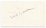 Dick Donovan Signed 3x5 Index Card Autographed Signature Baseball Boston Braves