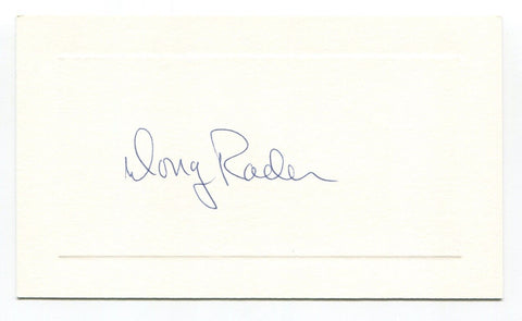 Doug Rader Signed Card Autograph MLB Baseball Roger Harris Collection