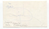 Joaquin Cortes Signed 3x5 Index Card Autographed Signature Ballet Dancer