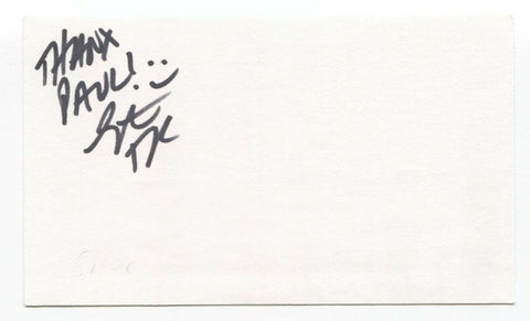 Taproot - Stephen Richards Signed 3x5 Index Card Autographed Signature Band