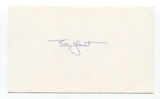 Ed Yost Signed 3x5 Index Card Autographed Baseball 1969 New York Mets