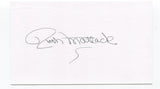 Ruth Matlack Signed 3x5 Index Card Autographed MLB Baseball AAGPBL