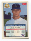 1993 Fleer Excel Todd Hollandsworth Signed Card MLB Baseball Autographed #215