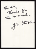 G.E. Stinson Signed Photo Vintage Autographed Photograph Shadowfax Guitarist