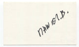 Front 242 - Daniel Bressanutti Signed 3x5 Index Card Autographed Signature