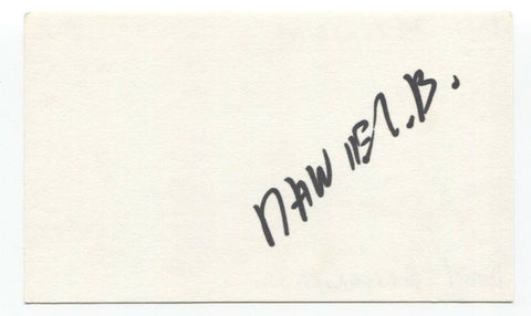 Front 242 - Daniel Bressanutti Signed 3x5 Index Card Autographed Signature